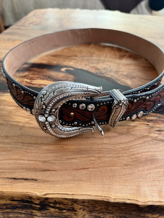 Tony Lama Accessories - Tony Lama Western Leather Belt